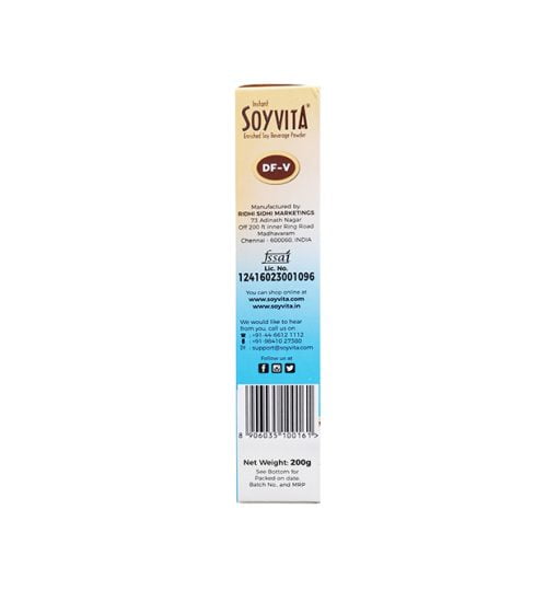 Soyvita - Dietary Fibre Vanilla - 2 X 200gms ( 8 Servings In 200 Gms)