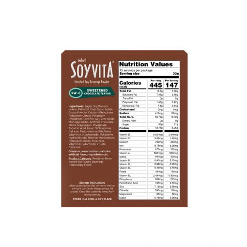 Soyvita - Sweetened Chocolate (500 Gms)