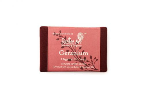 Rustic Art Geranium Soap