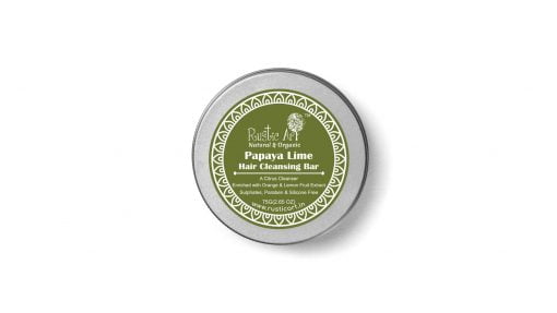 Rustic Art Papaya Lime Hair Cleansing Bar (shampoo Bar)