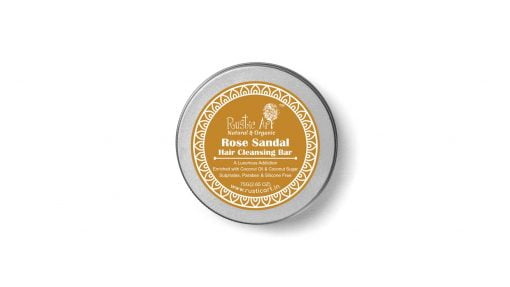 Rustic Art Rose Sandal Hair Cleansing Bar (shampoo Bar)