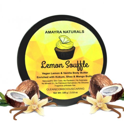 Amayra Naturals Body Butter (lemon Vanilla) -100gm