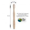 Goli Soda Usda Certified Bamboo Toothbrush For Adults (pack Of 3)
