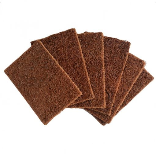 Goli Soda Natural Coconut Coir Dishwashing Scrub Pads (pack Of 6)