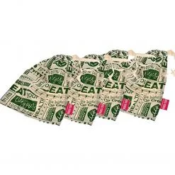 Goli Soda Go Green Reusable Cotton Vegetable Bag - Big (pack Of 4)