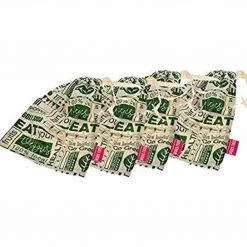 Goli Soda Go Green Reusable Cotton Vegetable Bag - Small (pack Of 4)