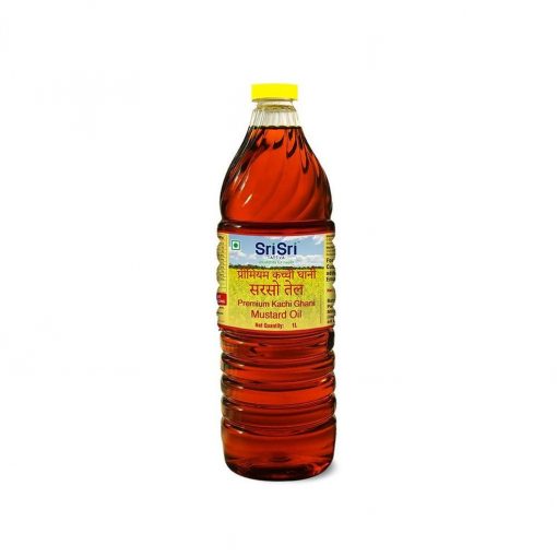 Sri Sri Tattva Premium Kachi Ghani Mustard Oil, 1ltr Bottle