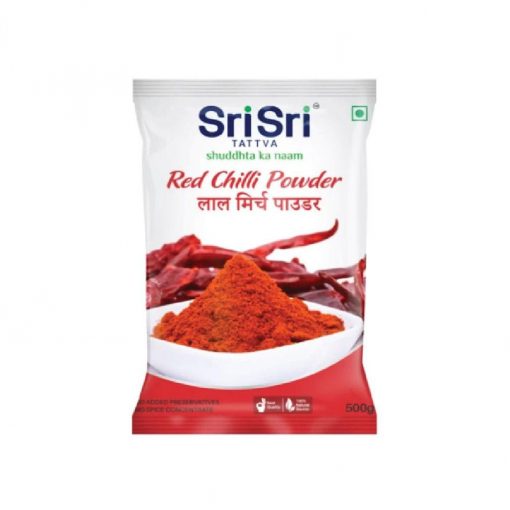 Sri Sri Tattva Red Chilli Powder, 500g