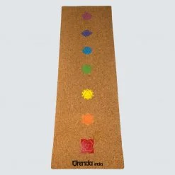 Orenda India Tvaska Cork Yoga Mat-5mm 7-chakra