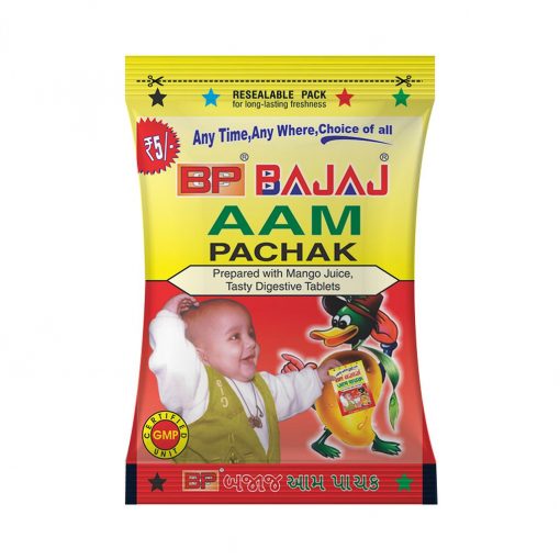 Bcp Bajaj Aam Pachak Rs 5/- Zipper (pack Of 3 - 10 Sachets In Each Pack)