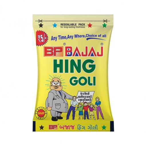 Bcp Bajaj Hing Goli Rs 5/- Zipper (pack Of 3 - 10 Sachets In Each Pack)