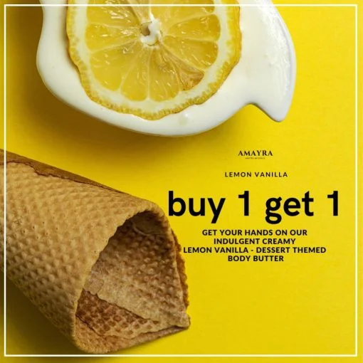 Amayra Naturals Body Butter (lemon Vanilla) -100gm