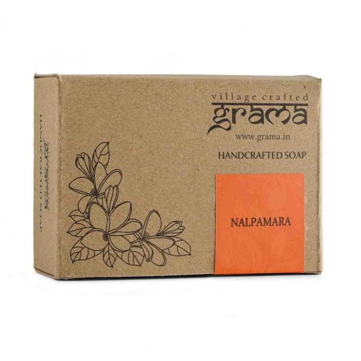 Grama Handmade Nalpamara Soap, Pack Of 2 (125 Gm Each)