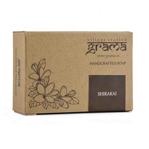 Grama Handmade Shikakai Soap, Pack Of 2 (125gm Each)