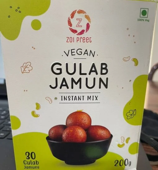 Zoipreet Vegan Soya Gulab Jamun (200 Gm) - Instant Pre Mix