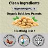 Jus' Amazin Crunchy Organic Peanut Butter - Unsweetened (1kg) | 28% Protein | Clean Nutrition | Single Ingredient - 100% Organic Peanuts | Zero Additives | Vegan & Dairy Free