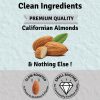 Jus' Amazin Creamy Almond Butter - Unsweetened (500g) | 25% Protein | Clean Nutrition |single Ingredient - 100% Almonds | Zero Additives | Vegan & Dairy Free