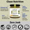 Jus' Amazin Creamy Organic Peanut Butter - Unsweetened (200g) | 31% Protein | Clean Nutrition | Single Ingredient - 100% Organic Peanuts | Zero Additives | Vegan & Dairy Free