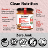 Jus' Amazin Crunchy Organic Peanut Flax Chutney Spicy Podi (200g) | 27% Protein | Clean Nutrition | Rich In Omega-3, Iron & Folate | Zero Chemicals | Vegan & Dairy Free | 100% Organic Ingredients