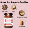 Jus' Amazin Creamy Almond Butter Dark Chocolate (125g) | 18% Protein | Clean Nutrition | 76% Almonds | Superfood Raw Cacao | No Refined Sugar | Zero Chemicals | Vegan & Dairy Free | 100% Natural