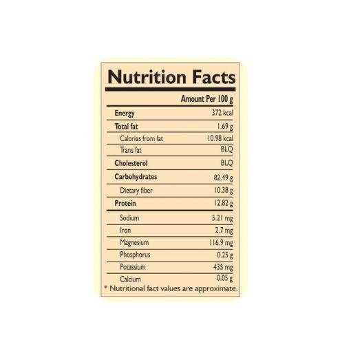 Health Mix, 175g, Nutritional facts