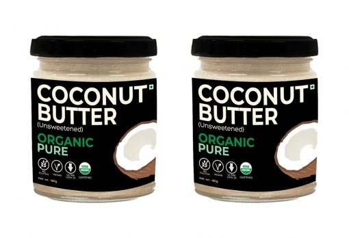 D-alive Honestly Organic D-alive - Organic Coconut Butter (unsweetened) (sugar-free, Usda Organic, Gluten-free, Low Carb, Ultra Low Gi, Vegan, Diabetes & Keto Friendly) - 180g (pack Of 2)