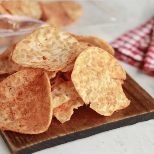 Tempeh Chennai| Tempeh Chips Soybean|tempeh ( Cream And Onion Flavour) (soybean) Fresh , 100g- Veg/vegan Protein | Gluten Free | Gut-friendly | High Fiber | Low Carb | Imagine Tofu With A Crispy Bite