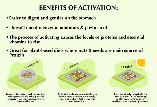 D-alive Honestly Organic Activated Cashew's - 300gm