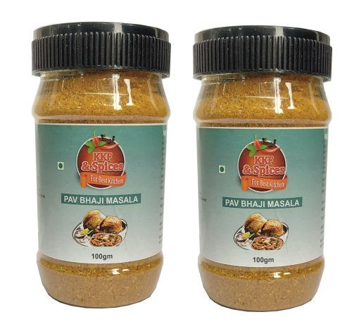Kkf & Spices Pav Bhaji Masala ( Pack Of Two ) 100 Gm Jar