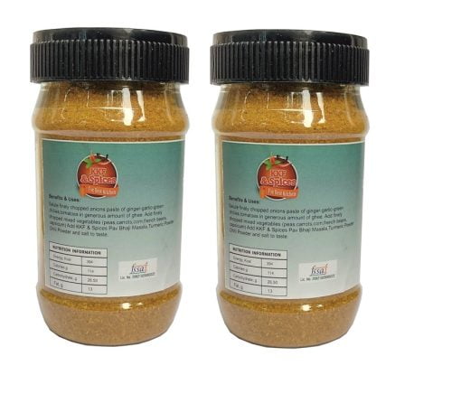 Kkf & Spices Pav Bhaji Masala ( Pack Of Two ) 100 Gm Jar