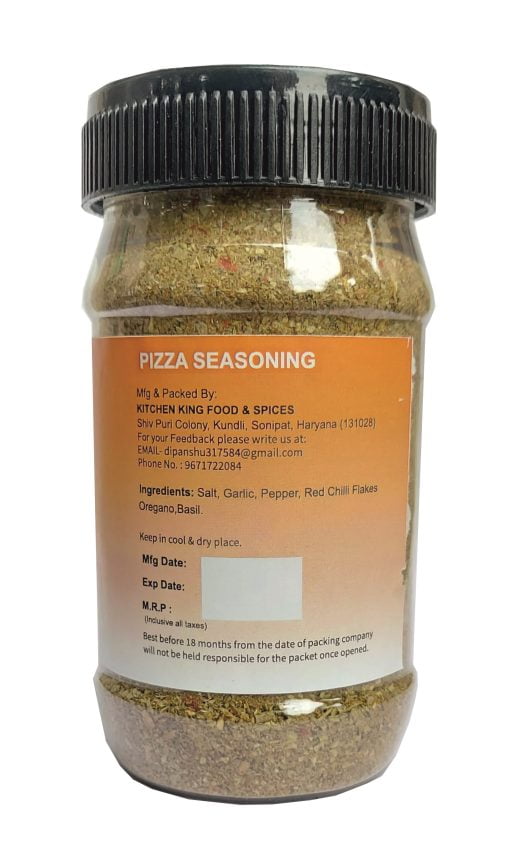 Kkf & Spices Pizza Seasoning ( Mix Herbs Pack Of One ) 100 Gm Jar