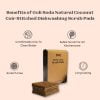 Goli Soda Natural Coconut Coir Dishwashing Scrub Pads - Combo Pack Of 12 Scrubs