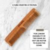 Goli Soda Neem Wood Comb - Double Tooth