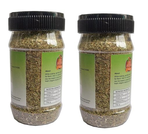 Kkf & Spices Oregano ( Herbs And Spices Pack Of Two ) 100 Gm Jar