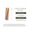 Ecotyl Bamboo Straw - Set Of 6 + Straw Cleaning Brush (6 Pc)
