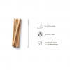 Ecotyl Bamboo Straw - Set Of 6 + Straw Cleaning Brush (6 Pc)