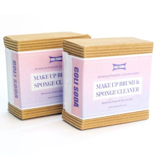 Goli Soda Probiotic Makeup Brush And Sponge Cleaner Soap (pack Of 2)