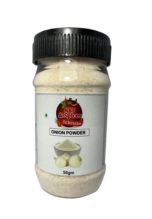 Kkf & Spices White Onion Powder ( Payaj Powder Pack Of One ) 50 Gm Jar