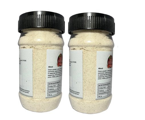 Kkf & Spices White Onion Powder ( Payaj Powder Pack Of Two ) 100 Gm Jar