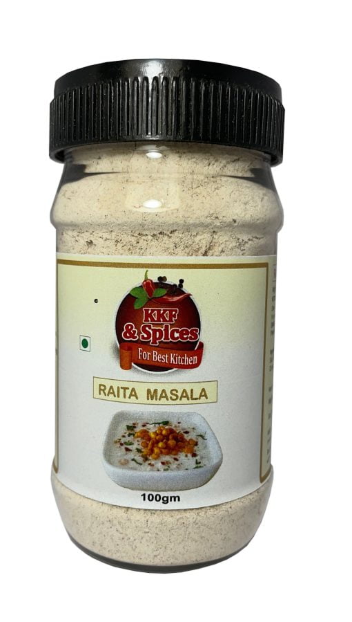 Kkf & Spices Raita Masala ( Lassi & Dhai Masala Pack Of One ) 100 Gm Jar