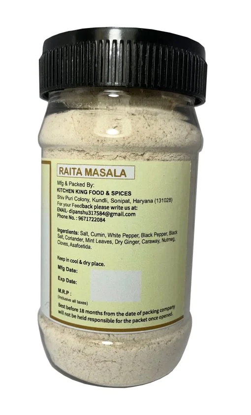 Kkf & Spices Raita Masala ( Lassi & Dhai Masala Pack Of One ) 50 Gm Jar