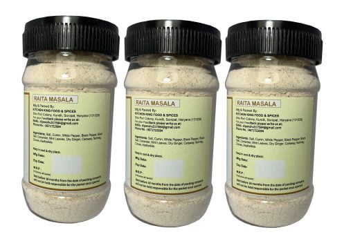 Kkf & Spices Raita Masala ( Lassi & Dhai Masala Pack Of Three ) 100 Gm Jar