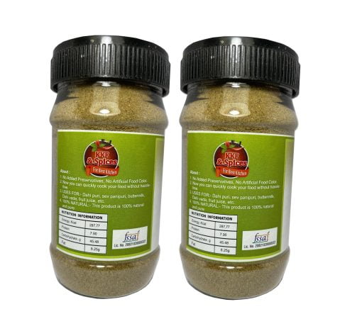 Kkf & Spices Kkf & Spies Pani Puri Masala ( Chatpate Golgappe Masala Pack Of Two ) 100 Gm Jar