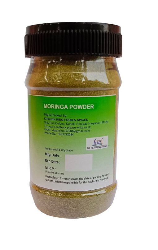 Kkf & Spices Moringa Powder ( Weight Loss Drink Pack Of One ) 100 Gm Jar