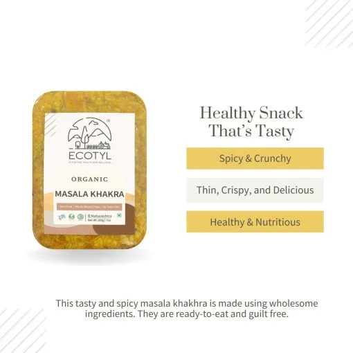 Ecotyl Organic Masala Khakra - 200 G