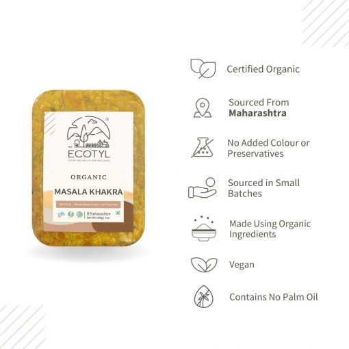 Ecotyl Organic Masala Khakra - 200 G