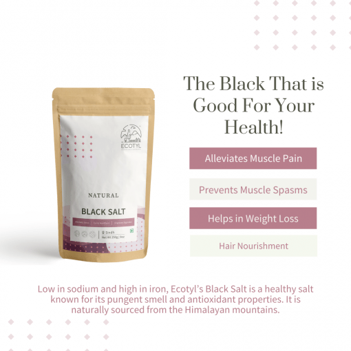 Ecotyl Organic Black Salt Powder - 250 G