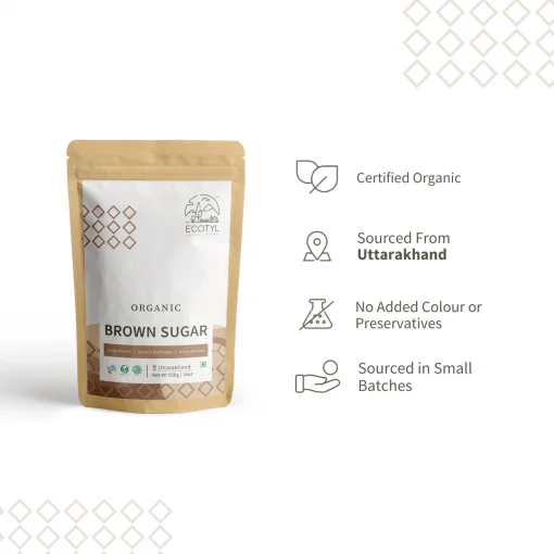 Ecotyl Organic Brown Sugar - 500 G