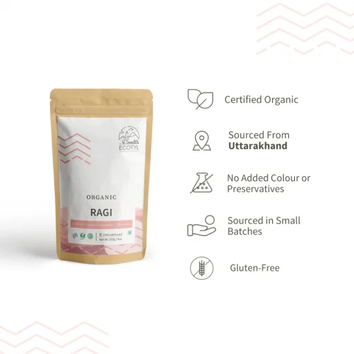 Ecotyl Organic Ragi (finger Millet) - 250 G