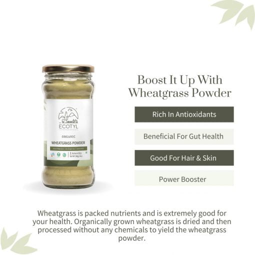 Ecotyl Organic Wheatgrass Powder - 100 G